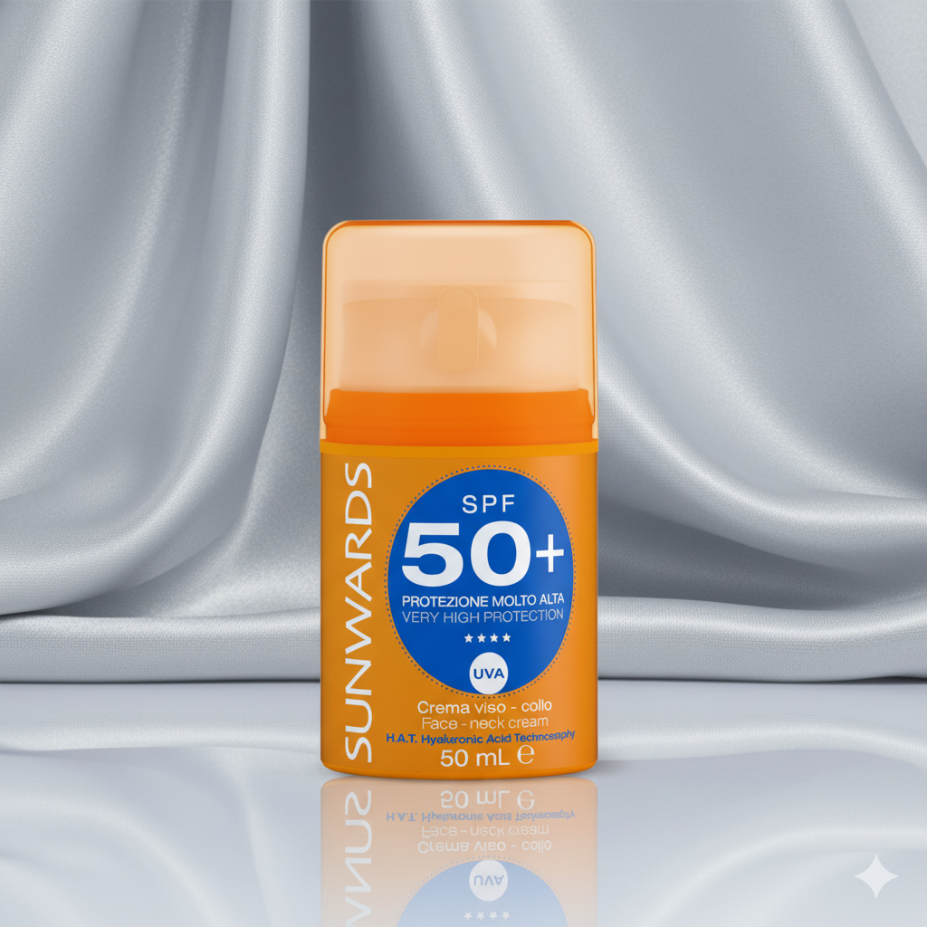 SUNWARDS® FACE CREAM SPF 50 (50ML) - Advanced Daily UV Protection